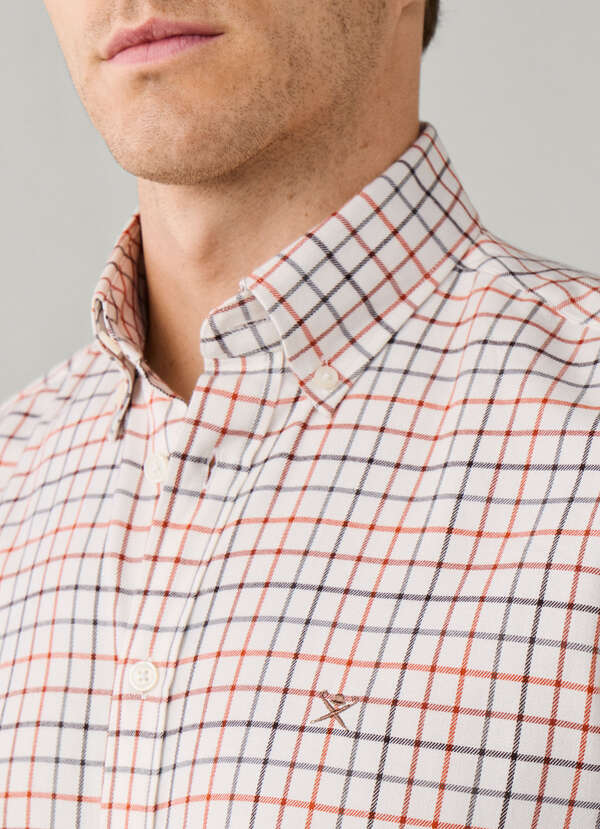 Tailored Fit Wide Tattersall Shirt - 2 Tailored Fit Wide Tattersall Shirt - 2