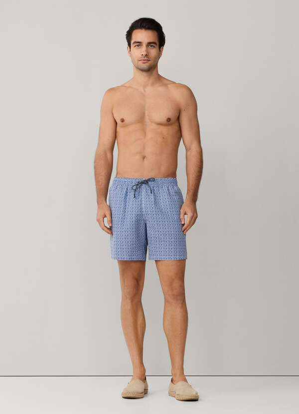 Diamond Print Swim Shorts - 2