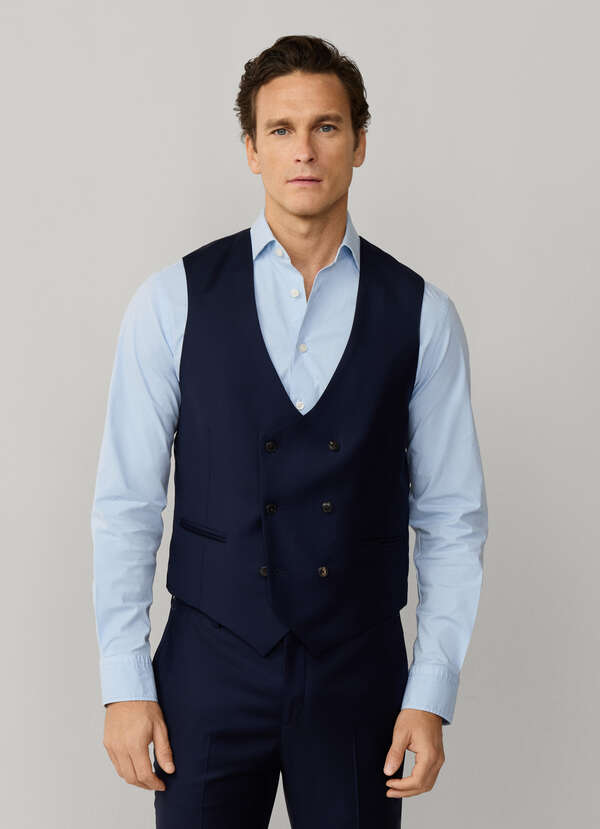 Wool Stretch Twill Waistcoat - 2