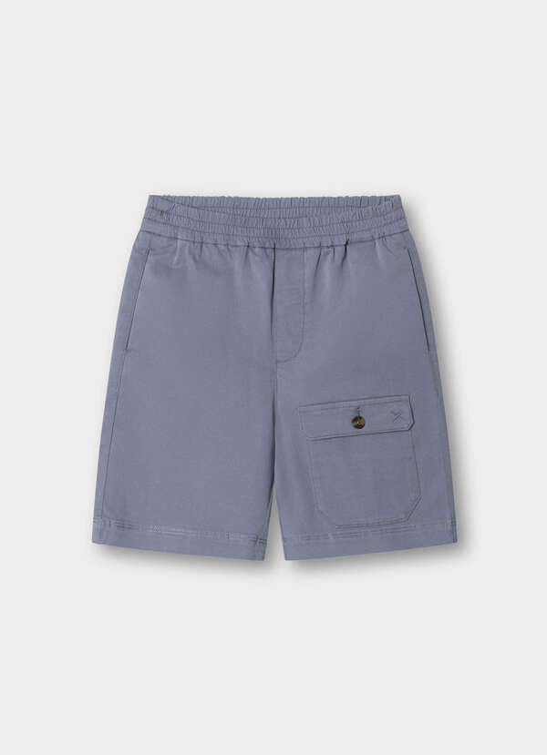 Classic Fit Washed Cargo Short