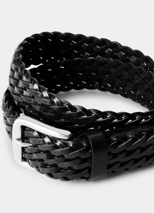 Leather Plait Belt - 2