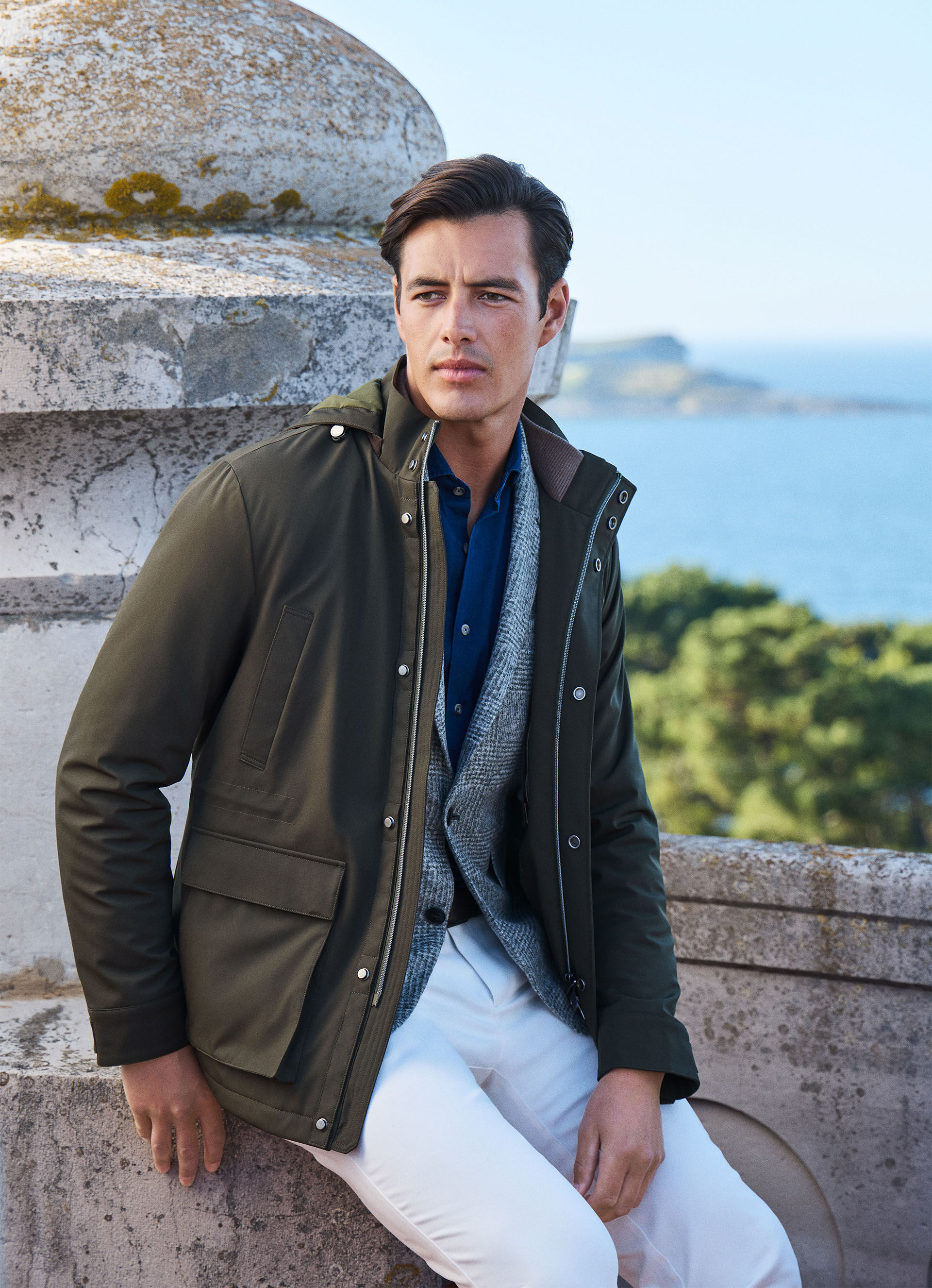 Water Resistant Hooded Car Coat | Hackett London