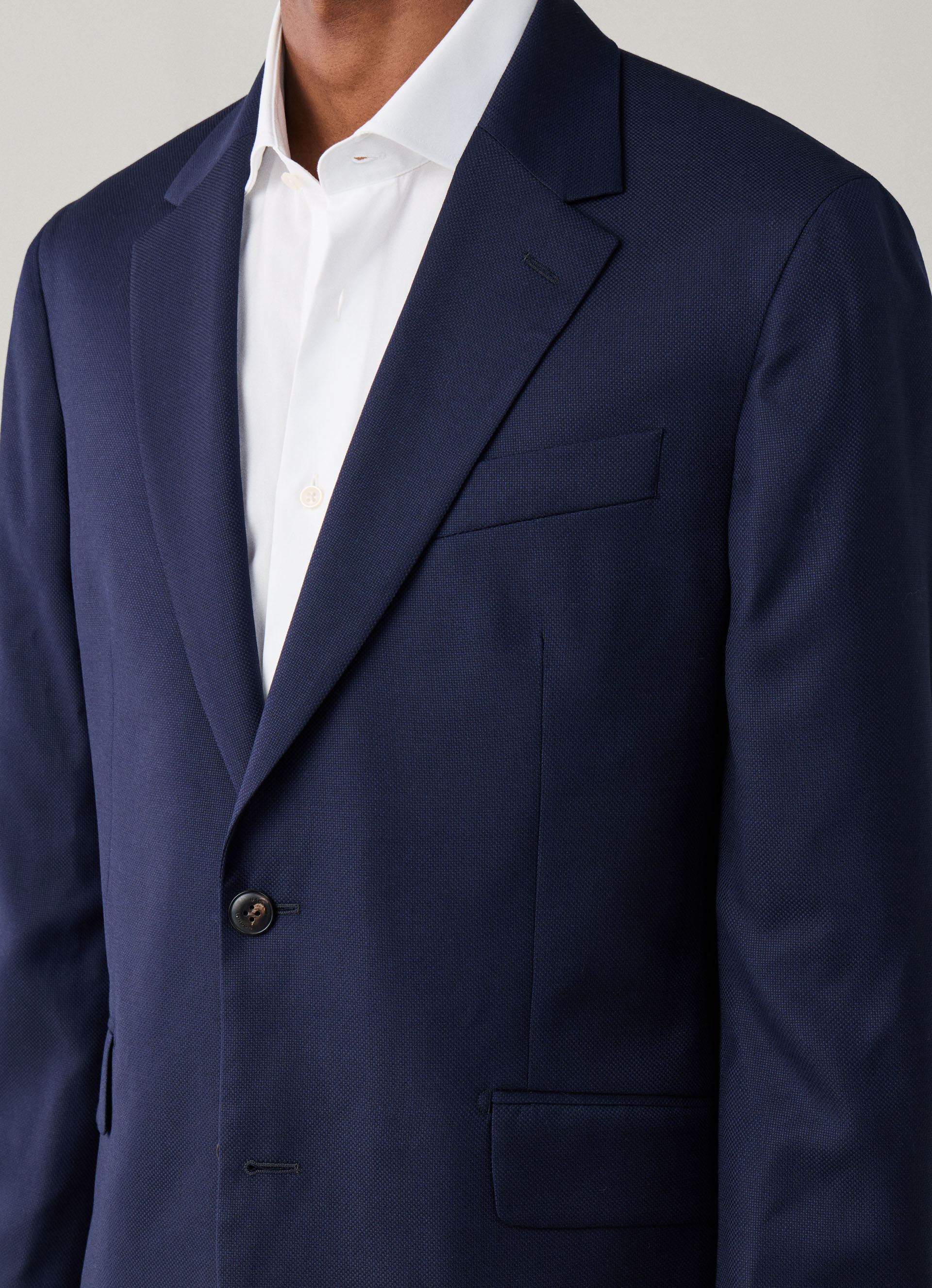 130s Wool Hopsack Blazer | Hackett London