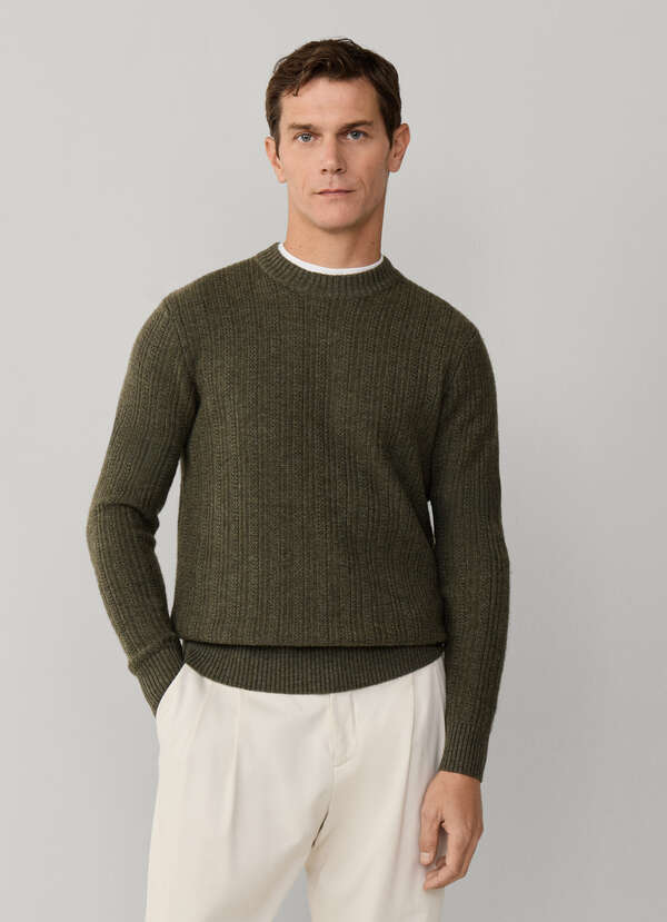 Merino Wool-Cashmere Crew-Neck Jumper - 2