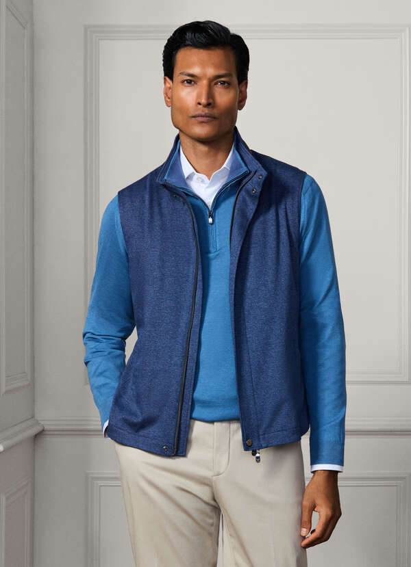 Jersey Glencheck Gilet - 2