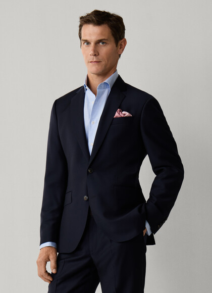 Wool Suit Jacket Woven In England