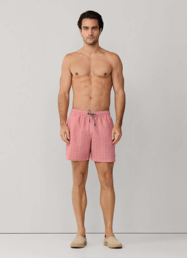 Diamond Print Swim Shorts - 2