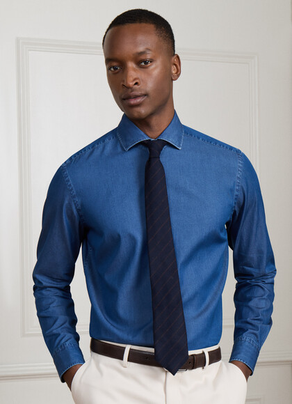 Tailored Fit Denim Shirt