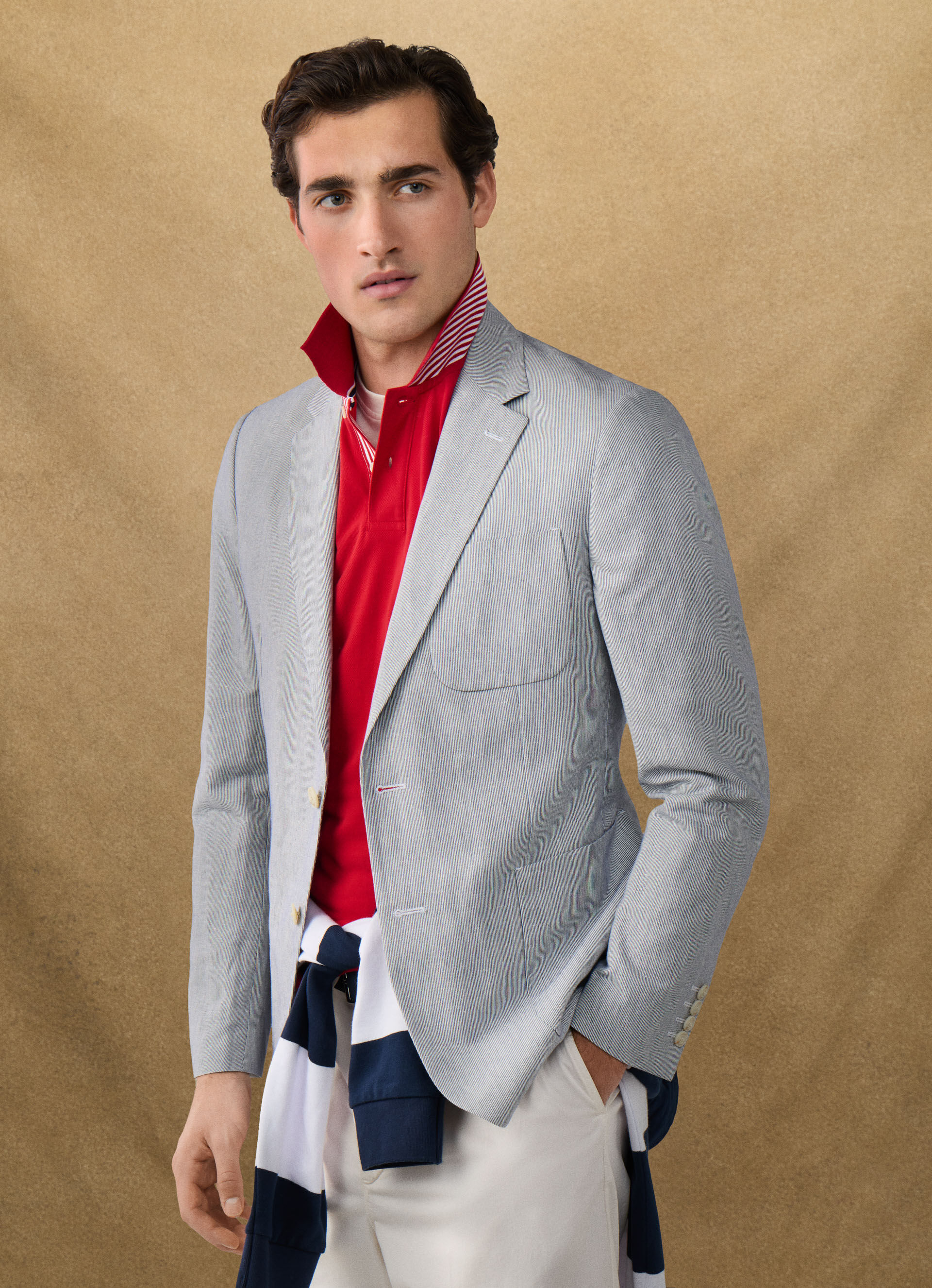HACKETT LONDON ストライプ ビジネスカジュアルスーツセット Casual Blazer | Hackett