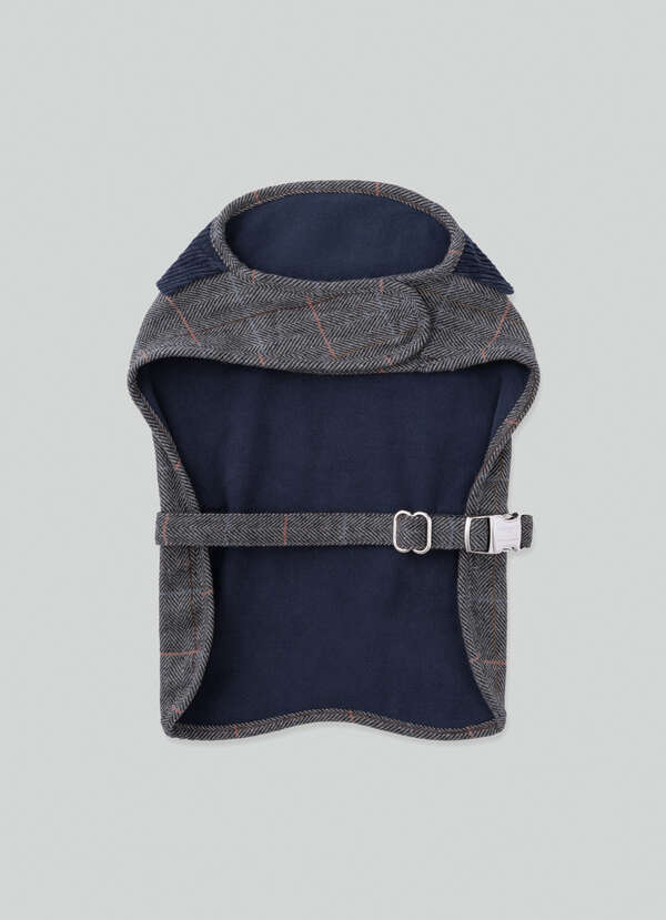 Tweed Herringbone Dog Jacket - Small