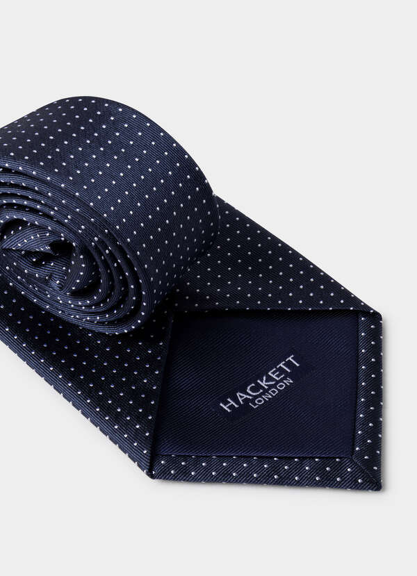 Silk Mini Dot Tie - 2
