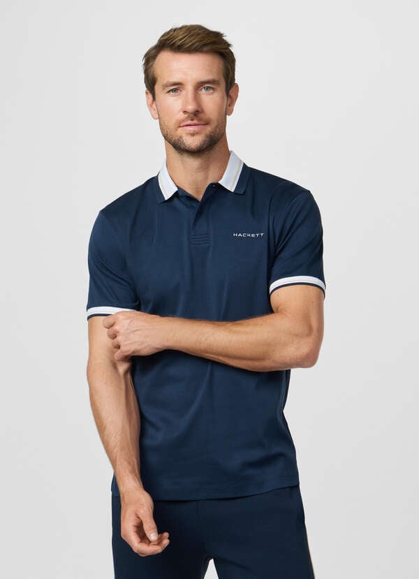 Classic Fit Short Sleeve Club Collar Polo - 2 Classic Fit Short Sleeve Club Collar Polo - 2