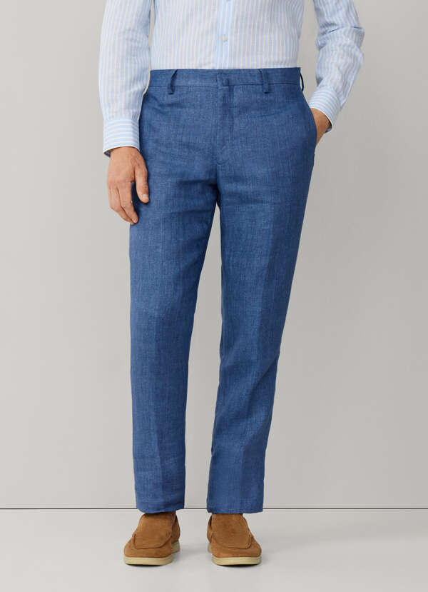 Linen Delave Hopsack Trouser - 2