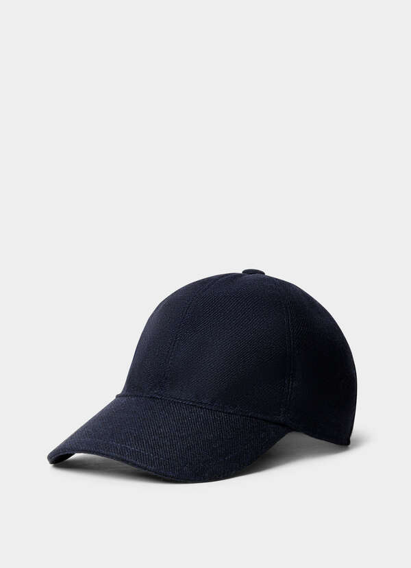 Loro Piana Wool-Cashmere Twill Cap