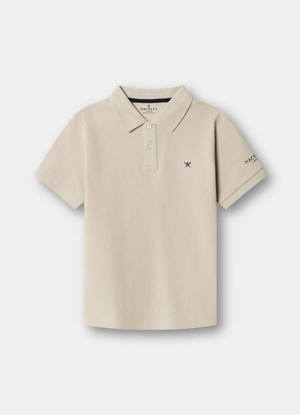 Classic Fit Short Sleeve Branded Logo Polo