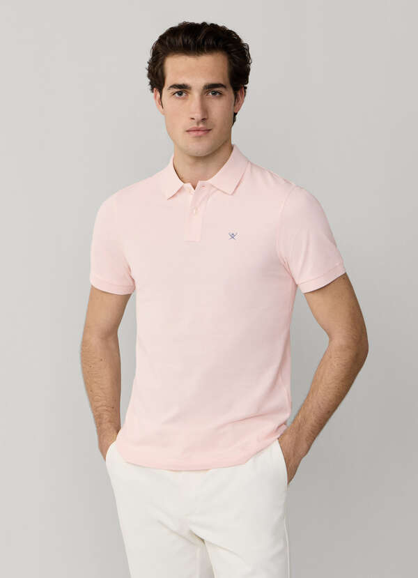 Slim Fit Short Sleeve Logo Pique Polo - 2