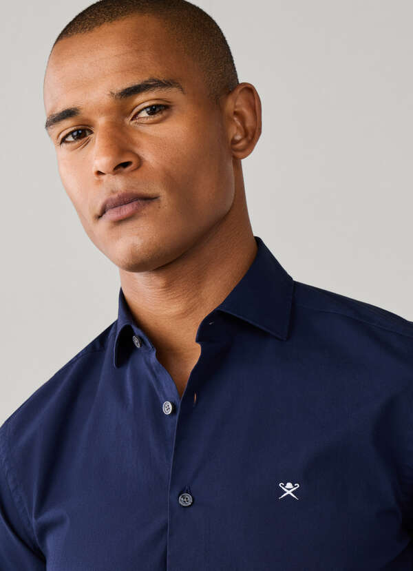 Tailored Fit Stretch Poplin Shirt - 2
