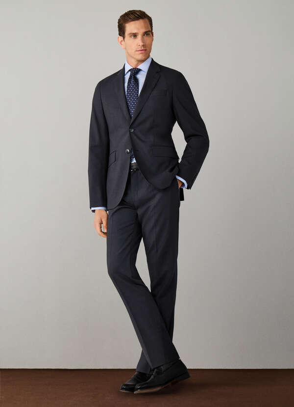 Wool Stretch Travel Trouser -Woven in Italy Wool Stretch Travel Trouser -Woven in Italy