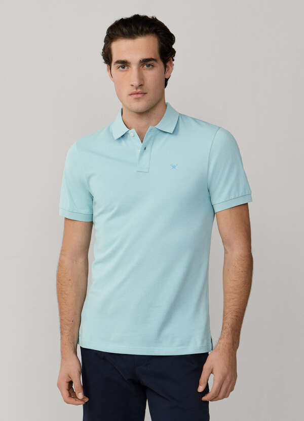 Slim Fit Short Sleeve Logo Pique Polo - 2