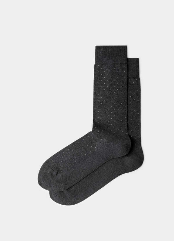 Mercerised Cotton Polka Dot Sock
