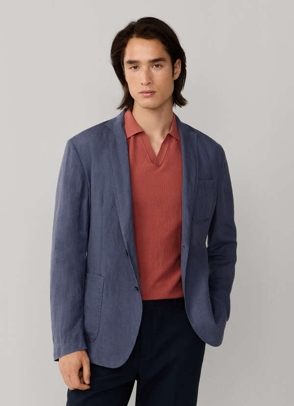 Lightweight Linen Blazer - 2