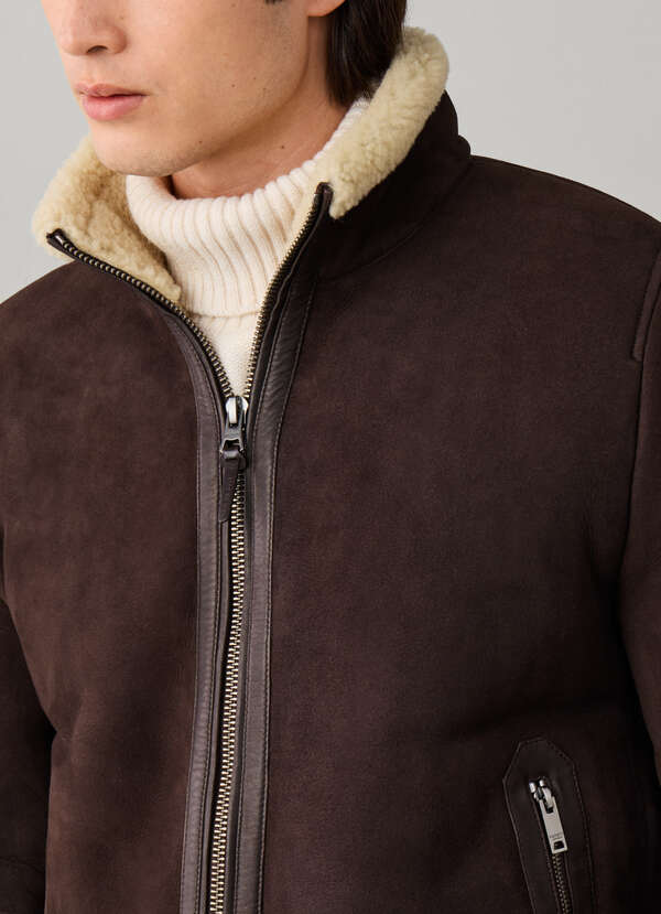 Shearling Bomber Jacket - 2