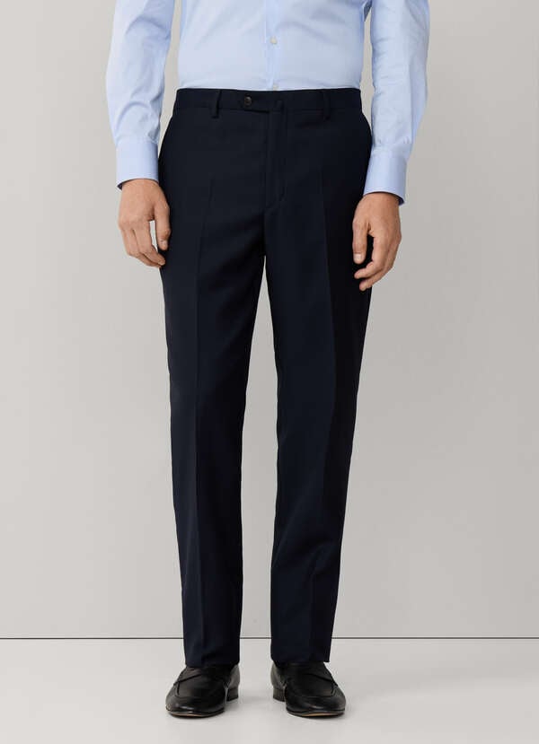 Wool Suit Trouser Woven In England - 2