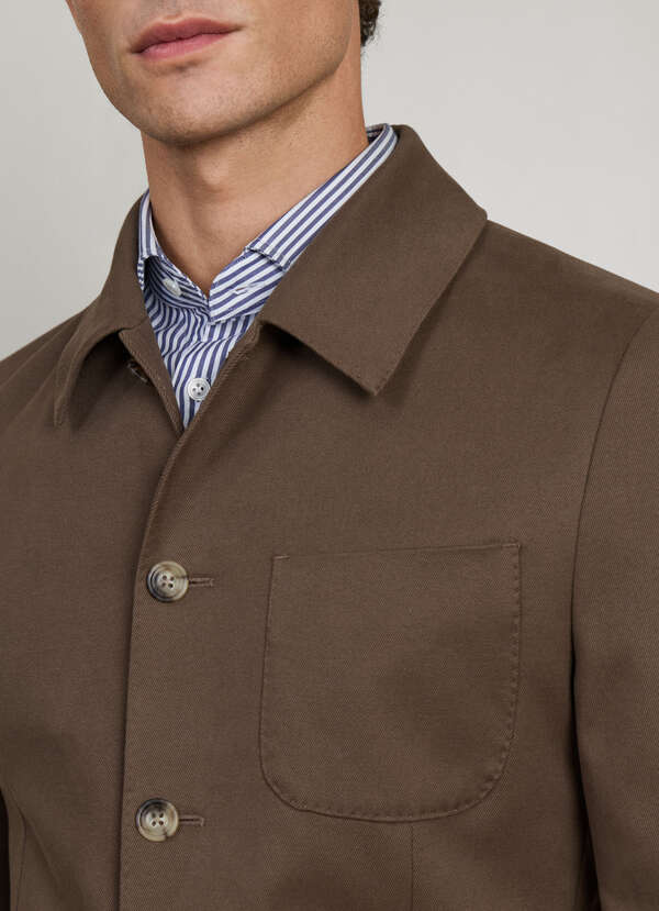 Cotton-Cashmere Blazer - Woven in Italy - 2