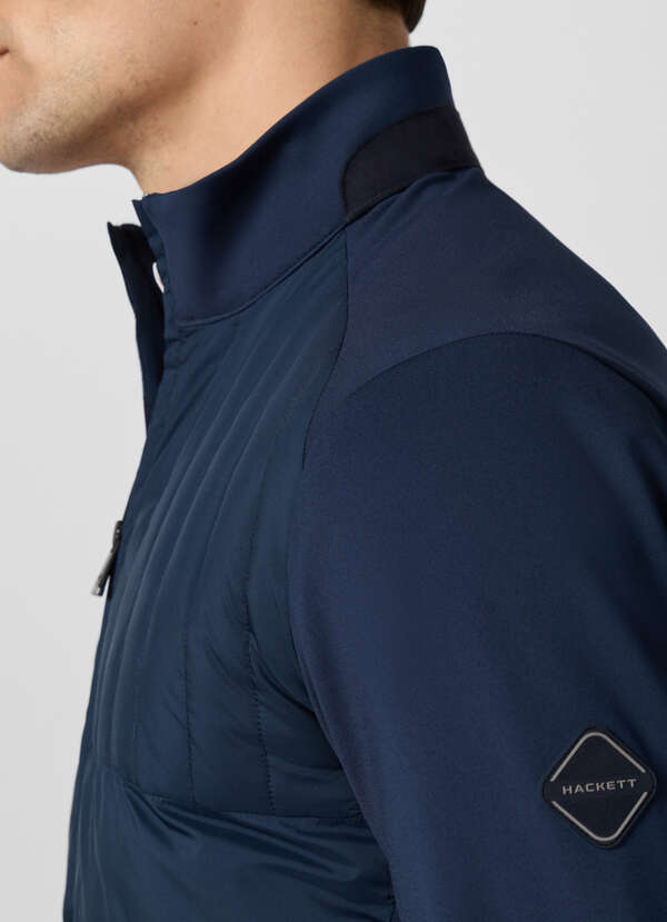 Quilted Hybrid Full Zip Sweat - 2