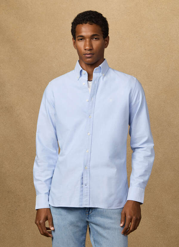 Classic Fit Branded Oxford Shirt - 2