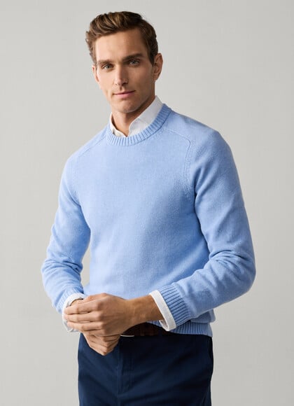 Cotton Crew-Neck Jumper