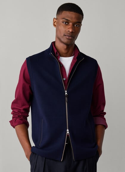 Merino Wool Milano Knit Vest