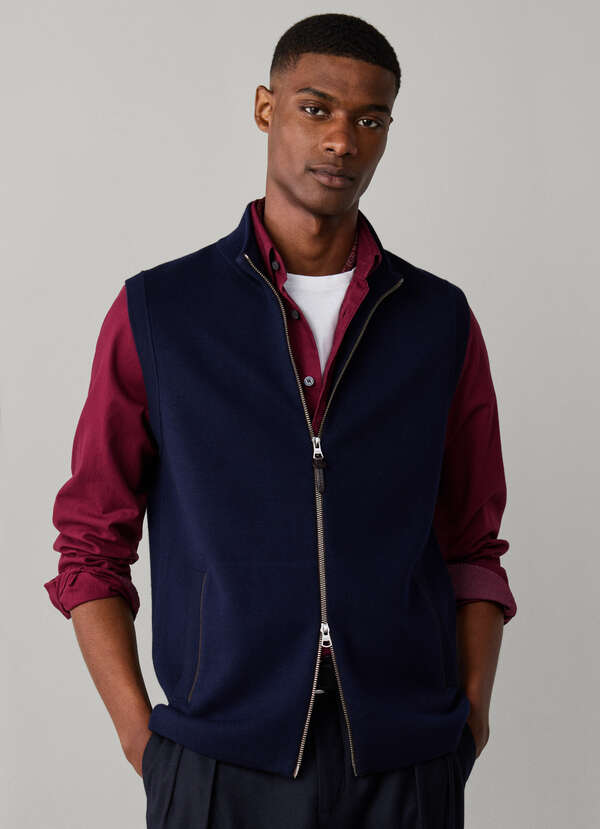 Merino Wool Milano Knit Vest Merino Wool Milano Knit Vest