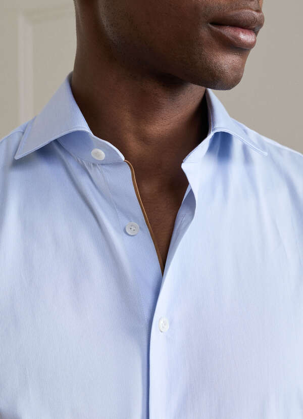 Classic Fit Check Engineered Stripe Shirt - 2