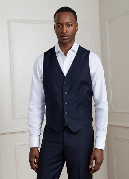 Wool Waistcoat - Woven In Italy
