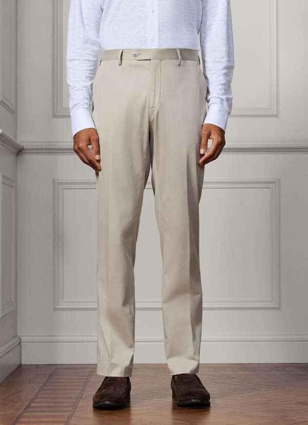 Slim Fit Kensington Cotton-Silk Chinos - 2
