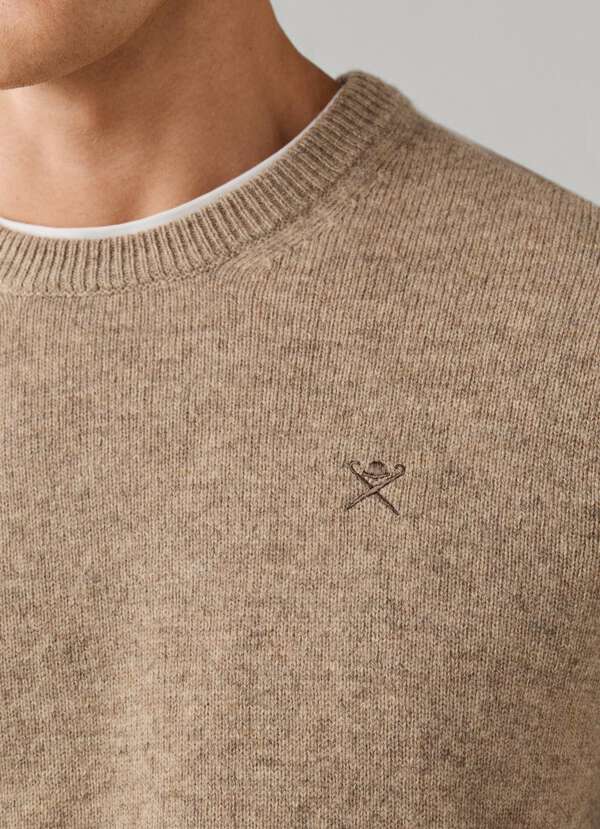 Lambswool Crew Neck Jumper - 2