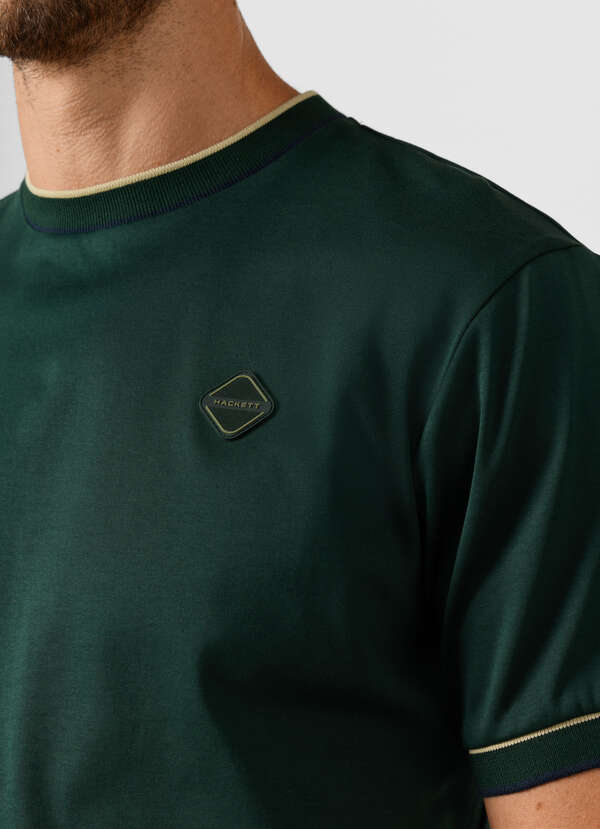Classic Fit Branded Badge T-Shirt - 2