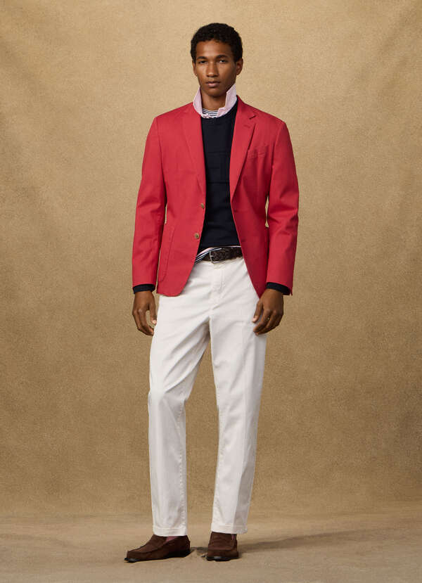Fulham Relaxed Tapered Fit Cropped Chino Fulham Relaxed Tapered Fit Cropped Chino