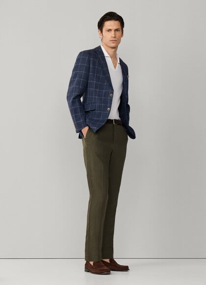 Slim Fit Kensington Linen Chino