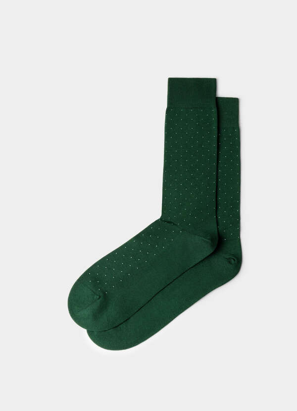 Mercerised Cotton Polka Dot Sock Mercerised Cotton Polka Dot Sock