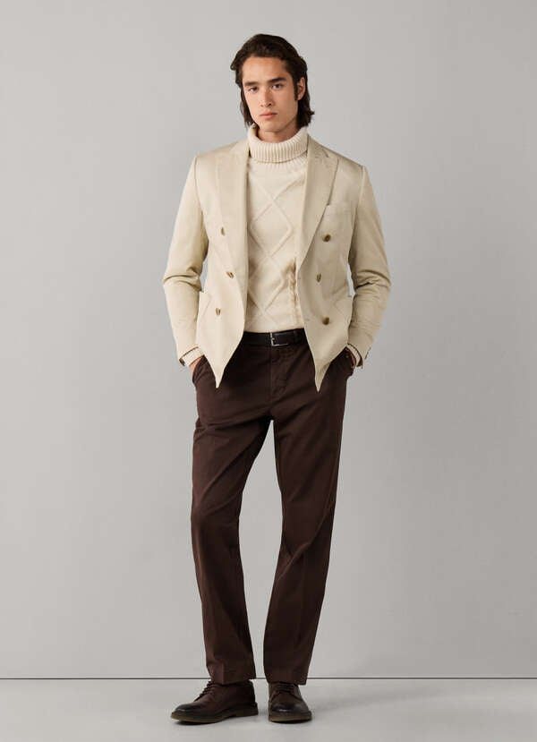 Tailored Fit Sanderson Stretch Cotton Chino Tailored Fit Sanderson Stretch Cotton Chino
