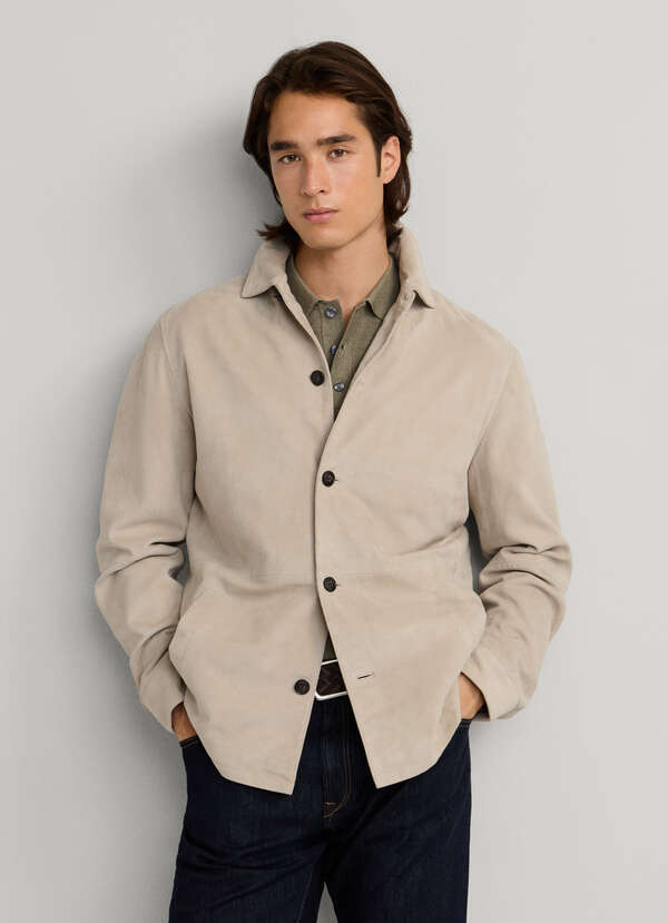 Suede Overshirt