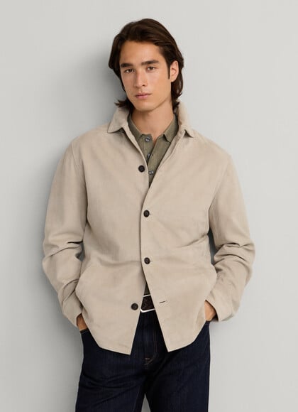 Suede Overshirt