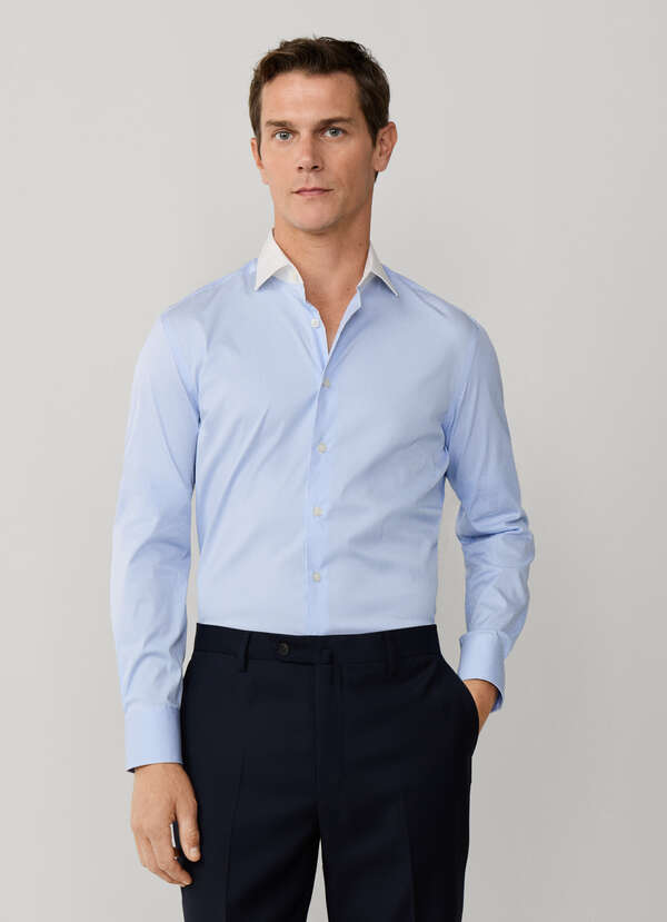 Tailored Fit Fine Stripe Shirt - 2