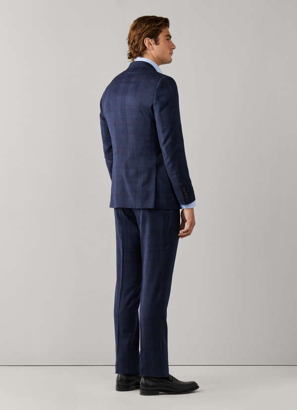 Stretch Wool Flannel Prince of Wales Suit - 2 Stretch Wool Flannel Prince of Wales Suit - 2