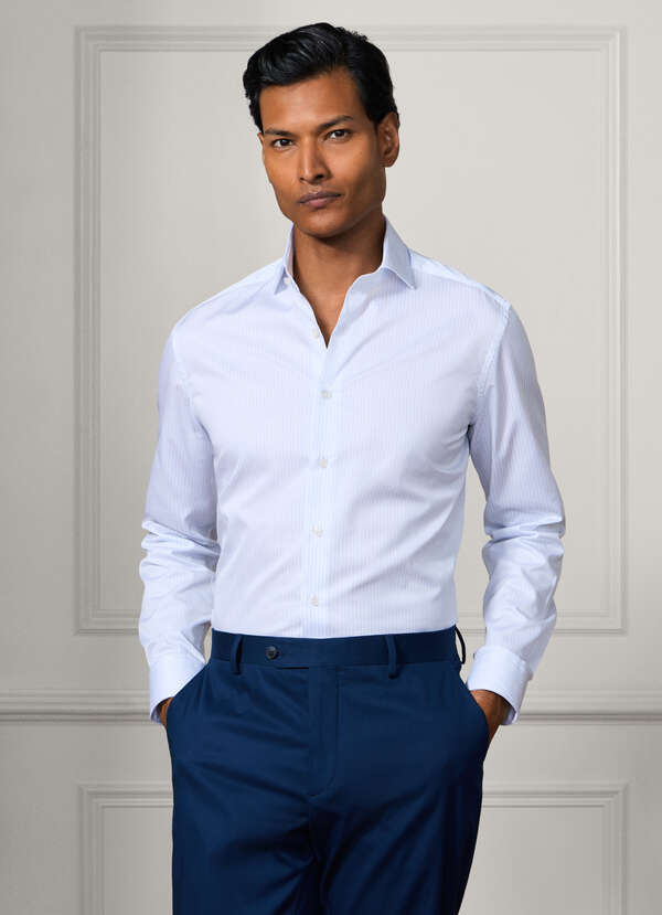 Classic Fit Twin Stripe Shirt - 2 Classic Fit Twin Stripe Shirt - 2