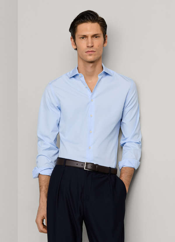 Tailored Fit Formal Poplin Shirt