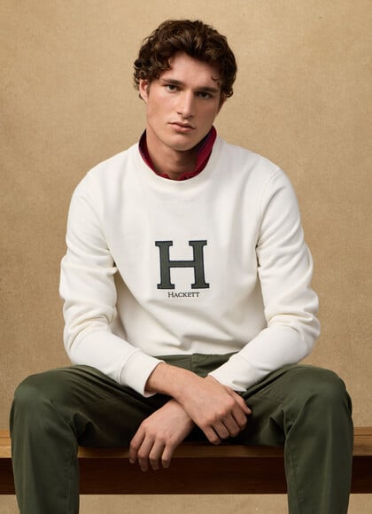H Crew-Neck Sweatshirt