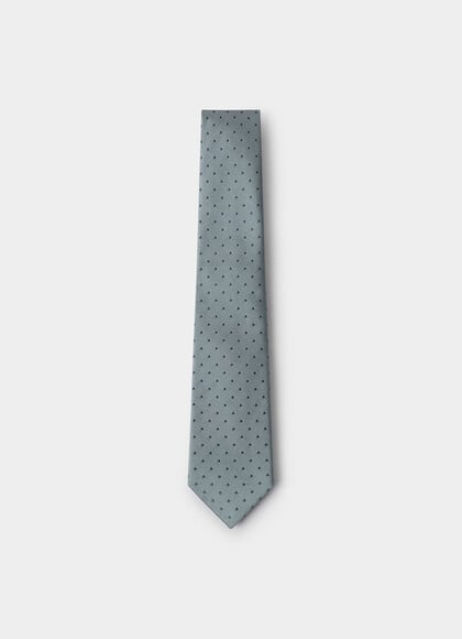 Mayfair Dot Silk Twill Tie
